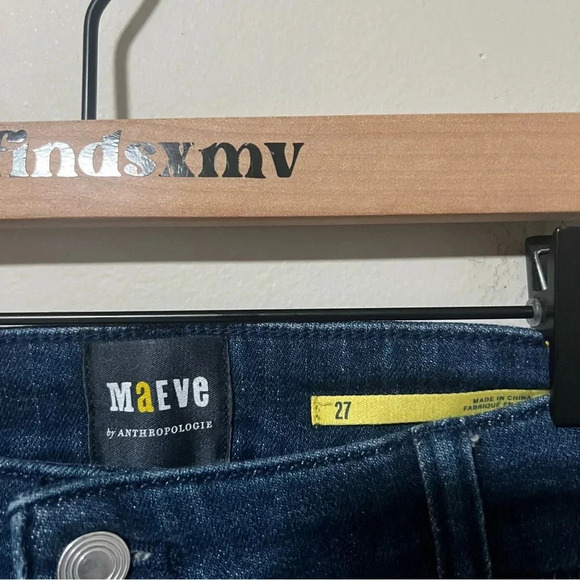 Anthropologie Maeve The Essential Slim High-Rise Straight
Crop Jeans Size 27 - Picture 6 of 8